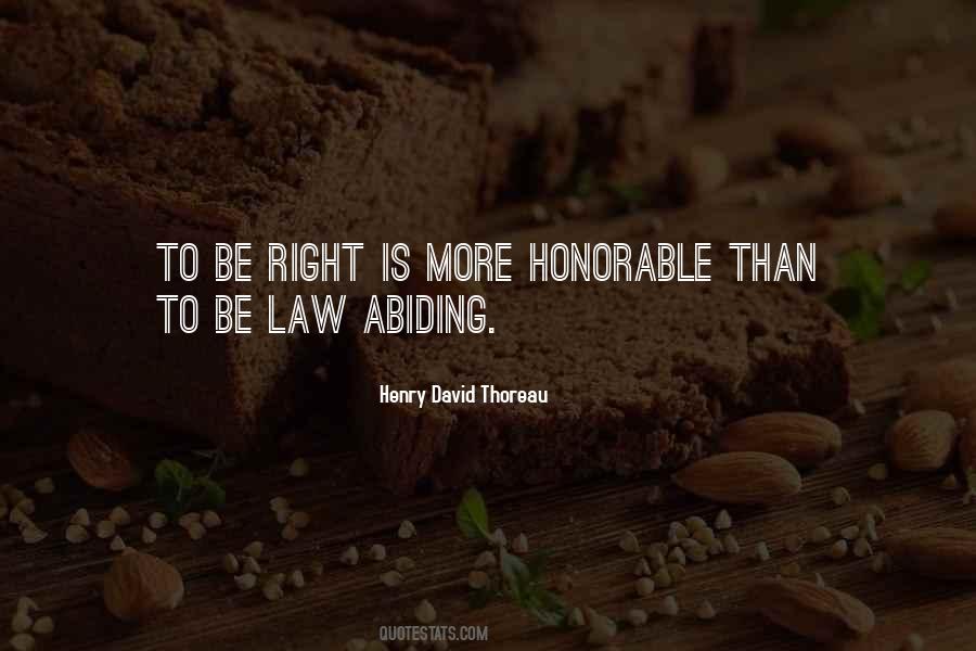 Be Honorable Quotes #1037489