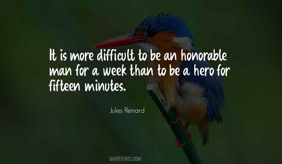 Be Honorable Quotes #1293437