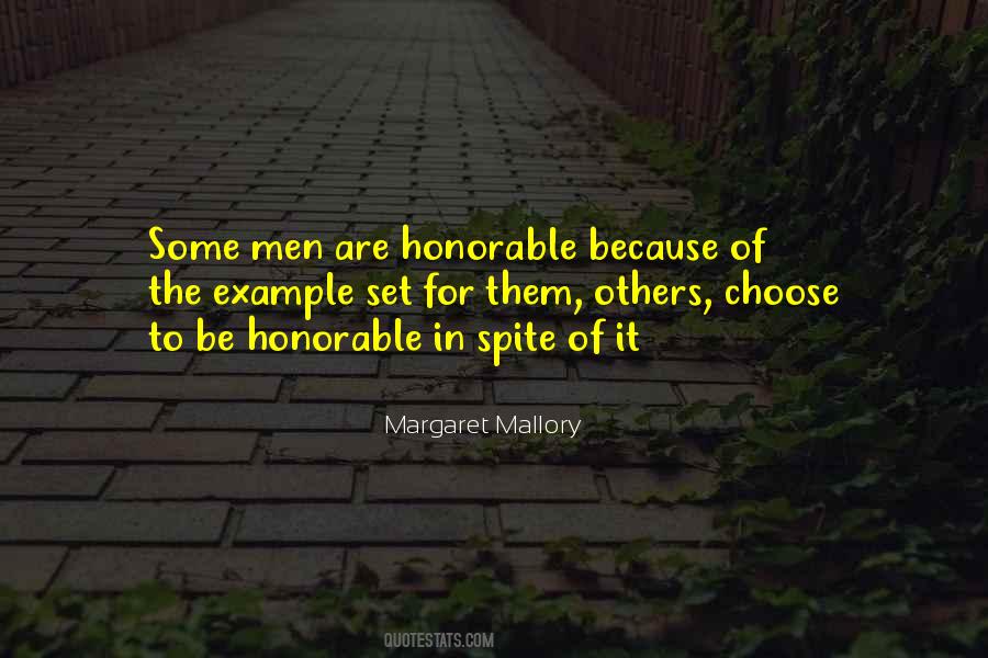 Be Honorable Quotes #1440460