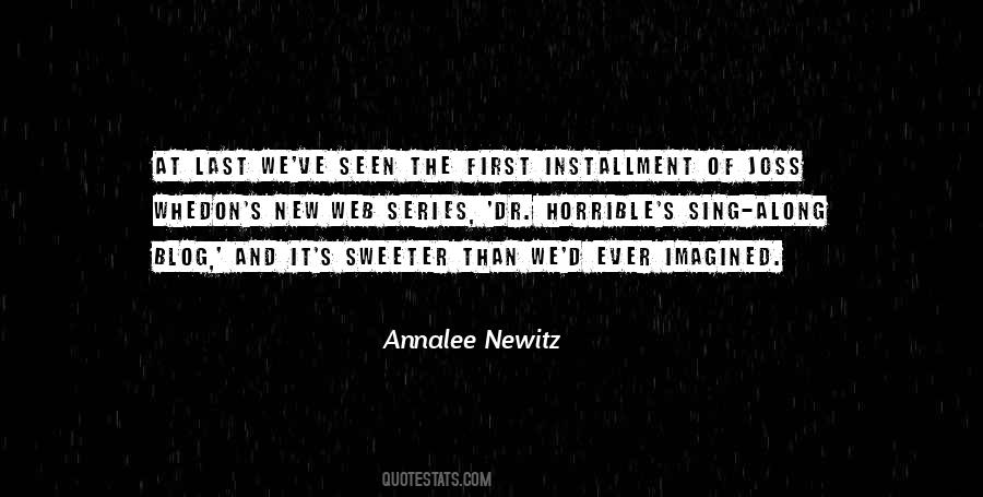 Quotes About Newitz #327173