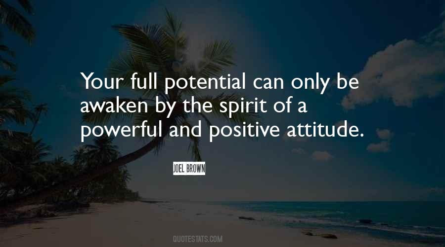 Positive Spirit Quotes #73493