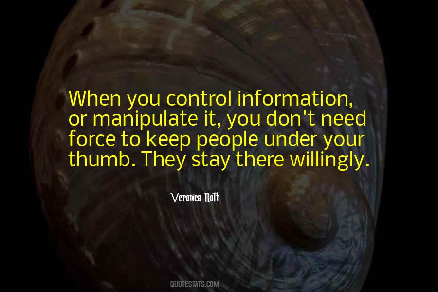 Information Control Quotes #121919