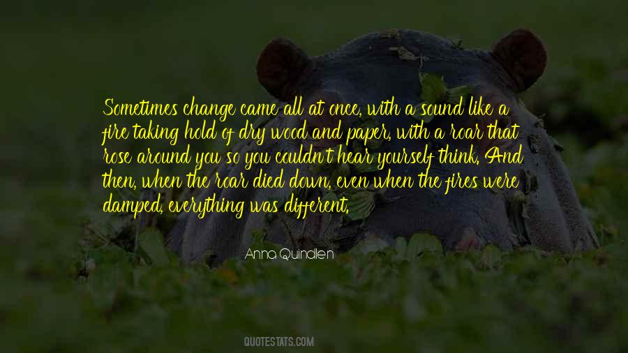 Wood Fire Quotes #1336964