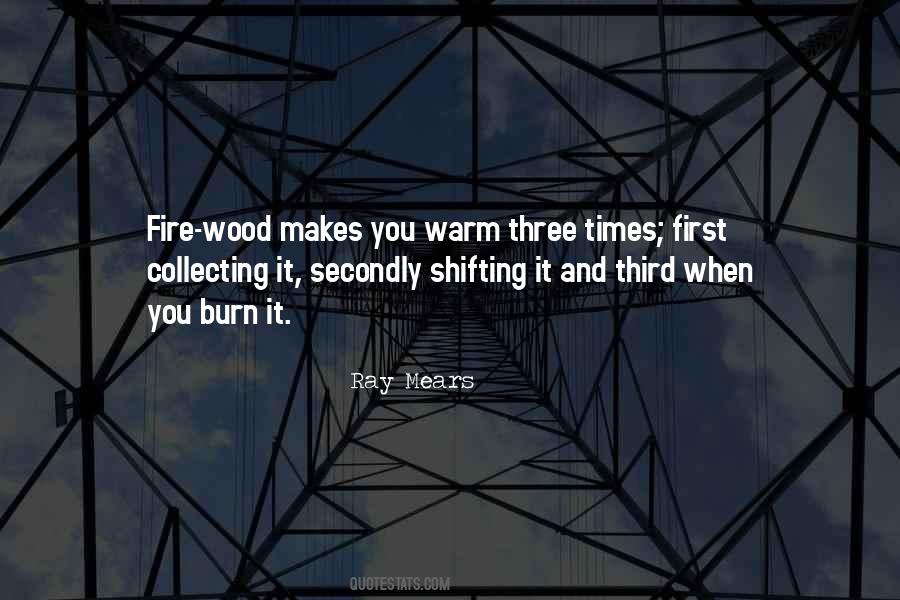 Wood Fire Quotes #17265