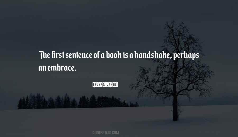 First Sentence Quotes #1027789