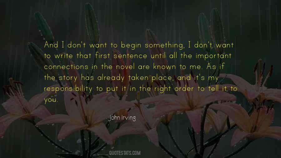 First Sentence Quotes #422792