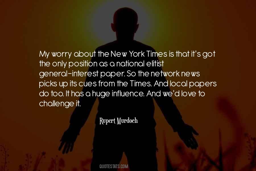 Quotes About New York Times #1119265