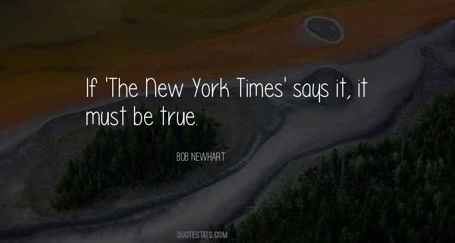 Quotes About New York Times #1148527