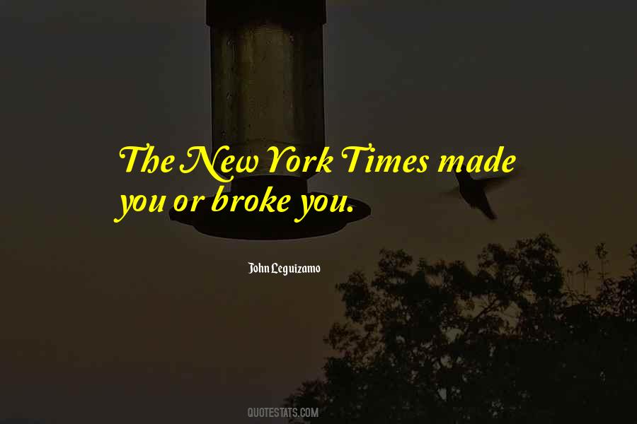 Quotes About New York Times #1204874