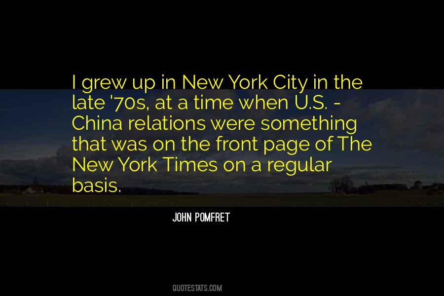 Quotes About New York Times #1858310