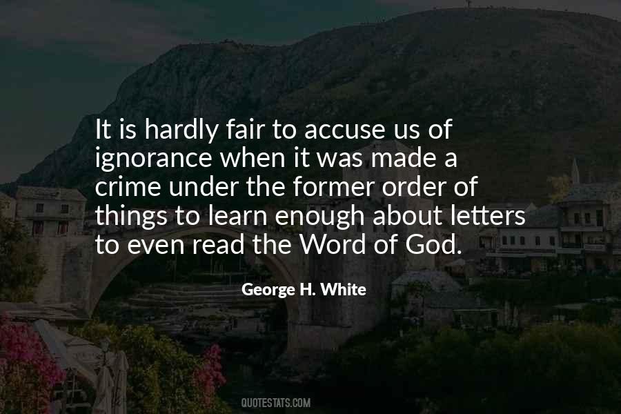 Read The Word Of God Quotes #766937