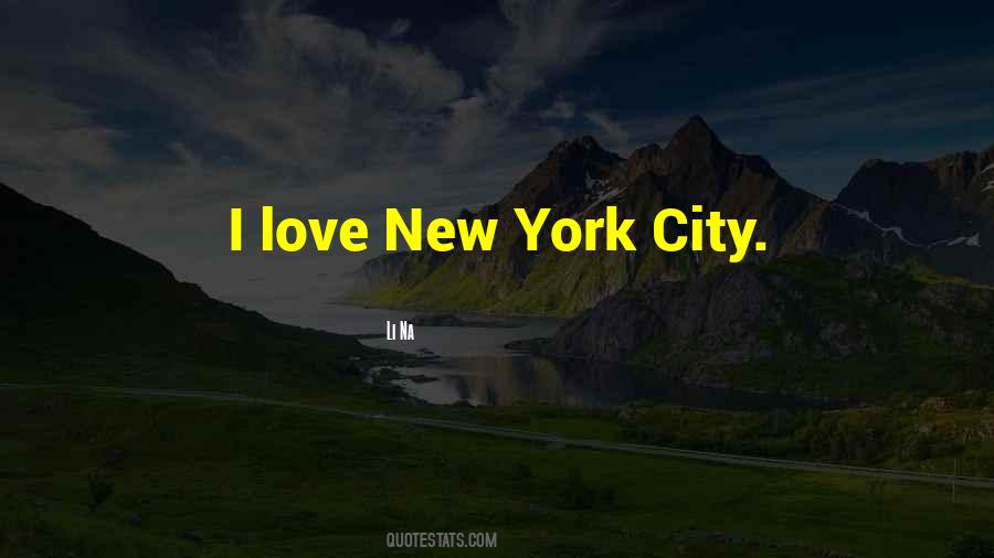 Quotes About New York Love #200089