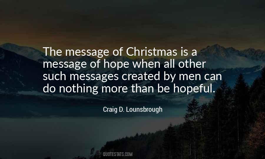 Hope At Christmas Quotes #222985