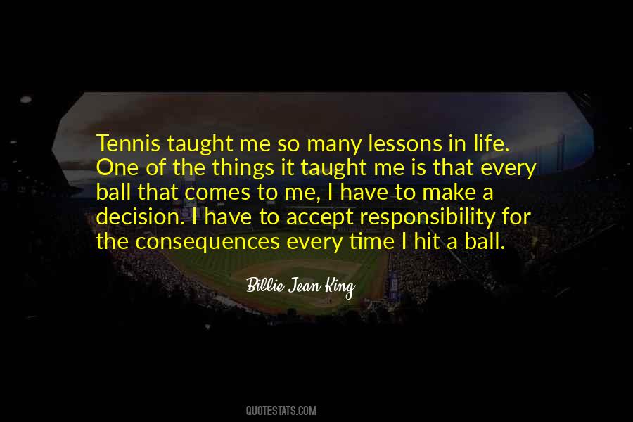 Tennis Lessons Quotes #1106437