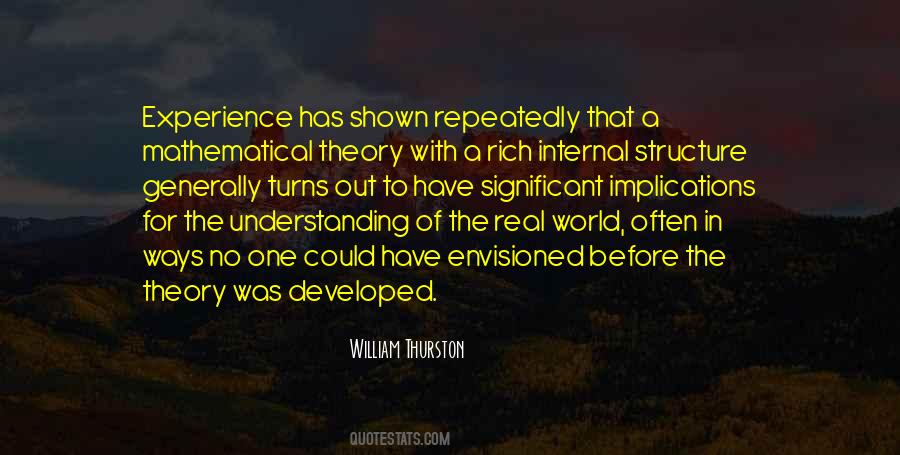 Experience Theory Quotes #679212