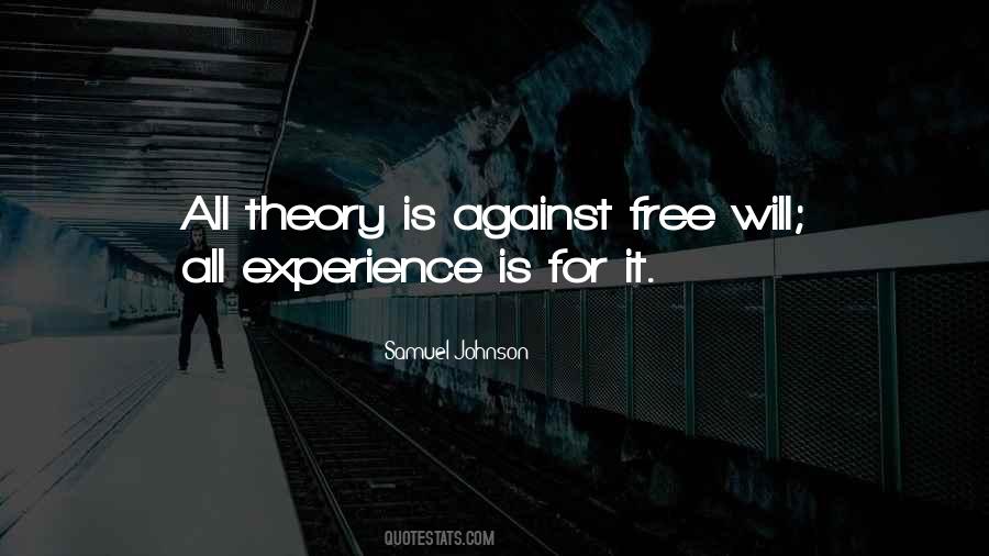 Experience Theory Quotes #731369