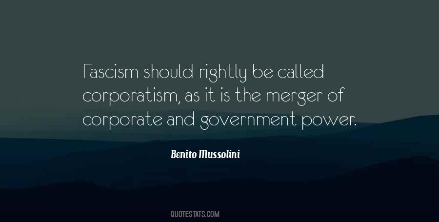 Corporatism Fascism Quotes #339512