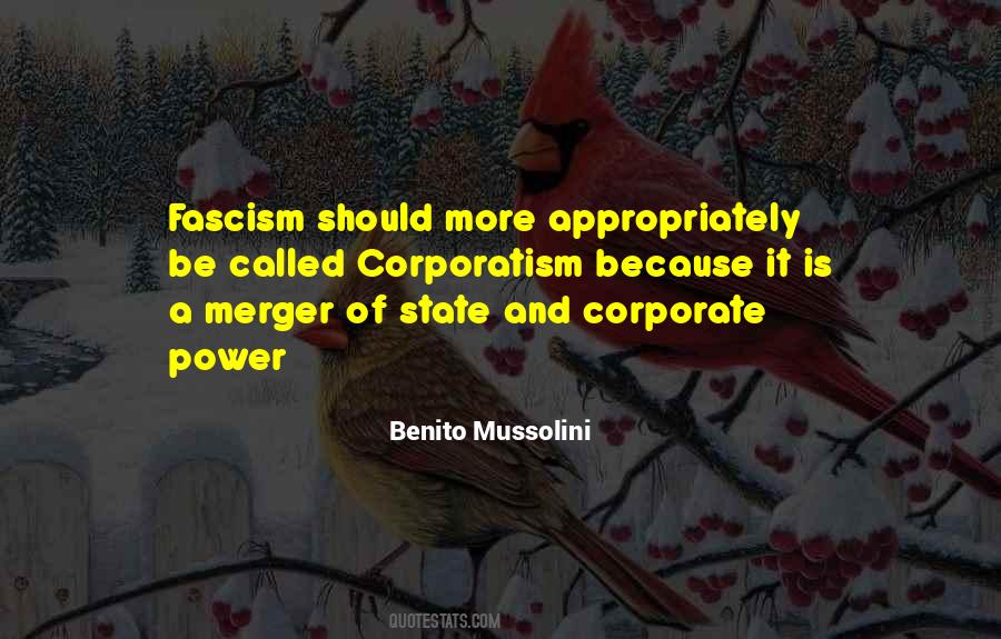 Corporatism Fascism Quotes #588647