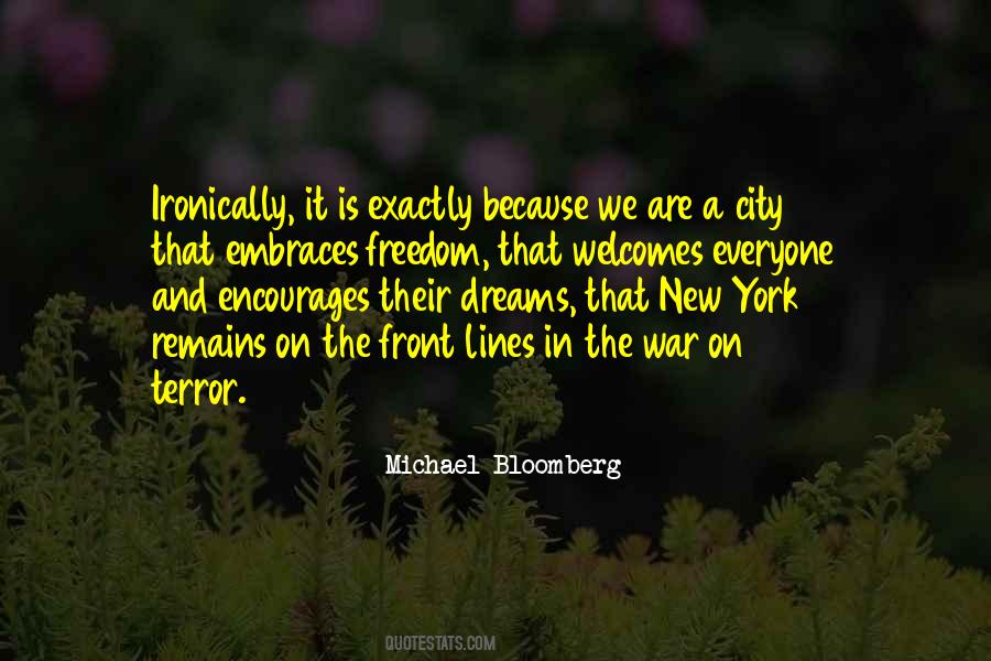 Quotes About New York Dreams #1556381