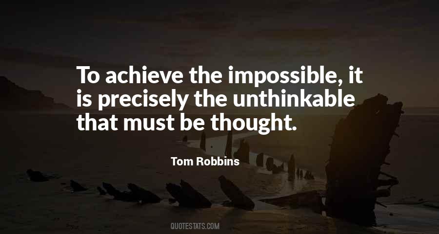 Achieve Impossible Quotes #457980