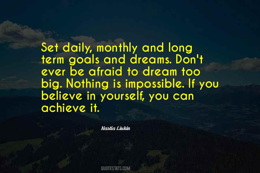 Achieve Impossible Quotes #559503