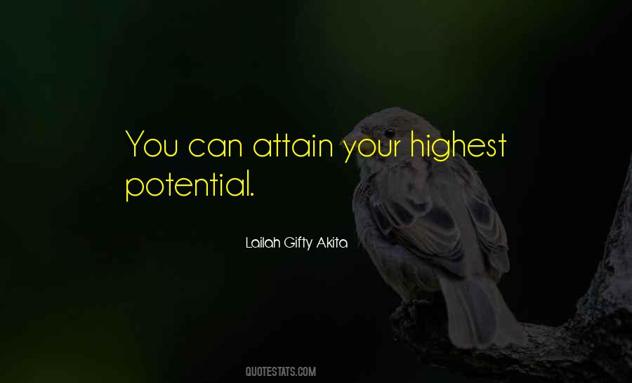 Achieve Potential Quotes #418793