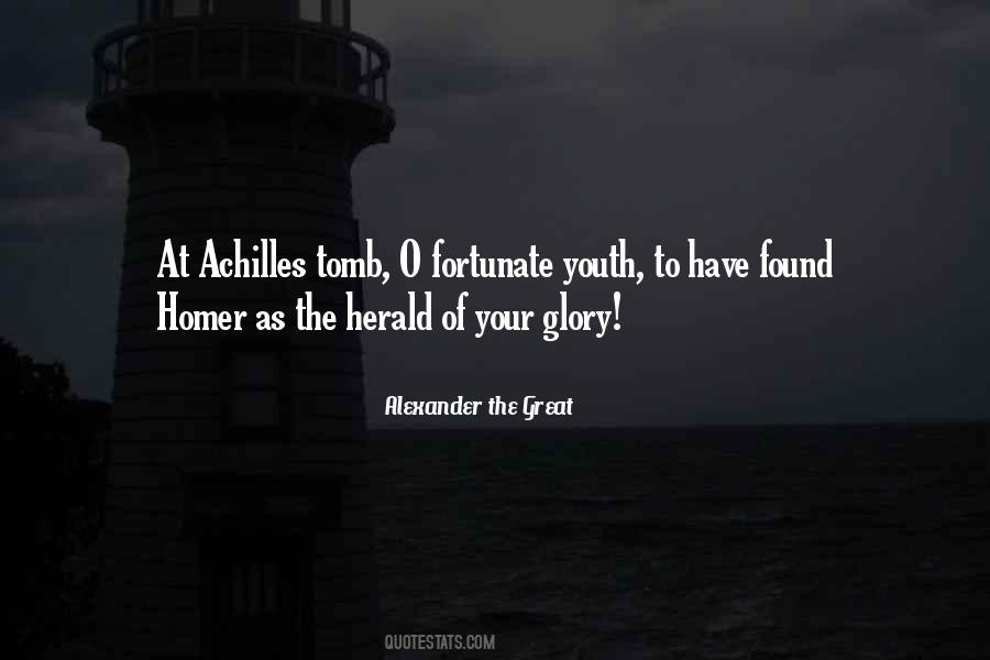 Achilles Glory Quotes #530922