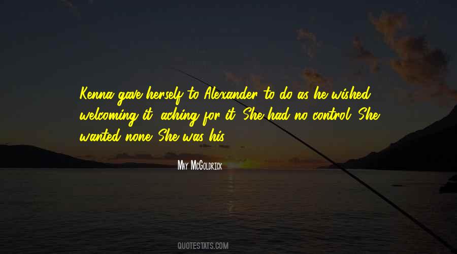 Aching For You Quotes #37032