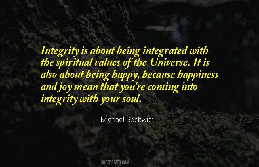 Spiritual Integrity Quotes #157532