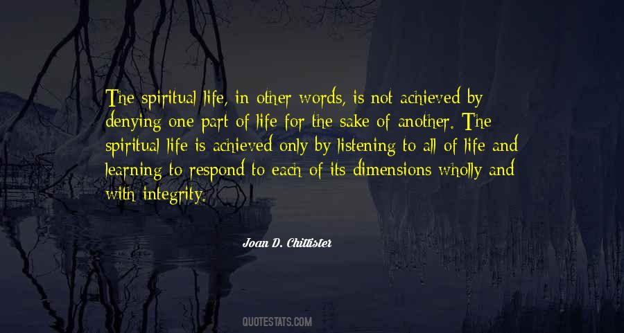Spiritual Integrity Quotes #417806