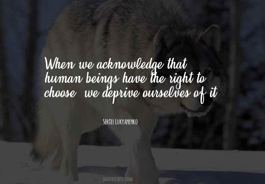 Acknowledge Quotes #1733997