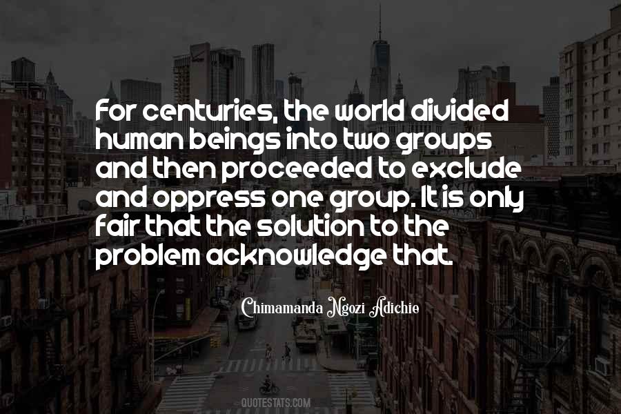 Acknowledge The Problem Quotes #1091638