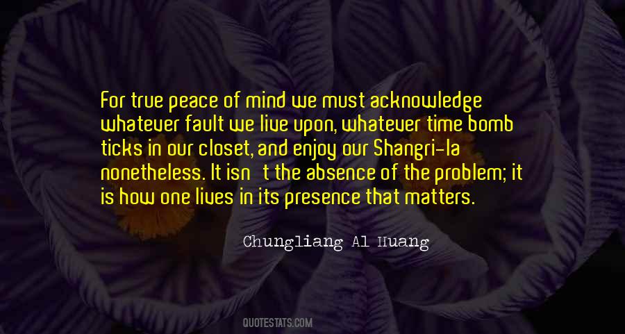 Acknowledge The Problem Quotes #1167415