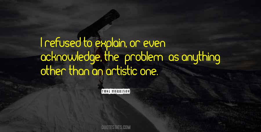 Acknowledge The Problem Quotes #1320447