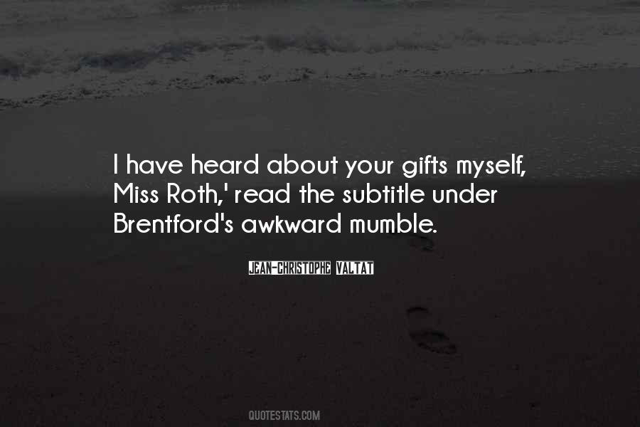 Morgane Roth Quotes #74430