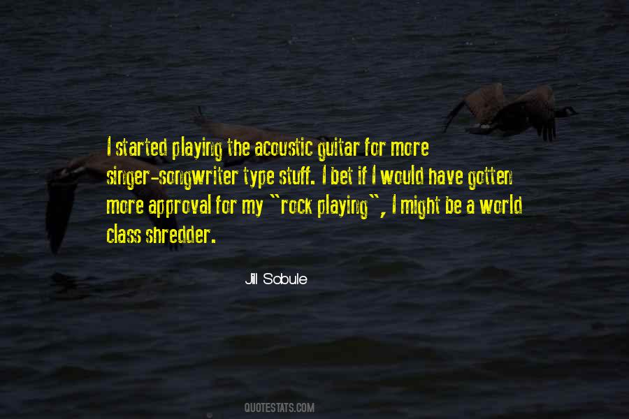 Acoustic Quotes #1702597