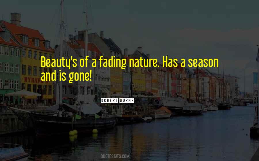 Beauty Is Fading Quotes #808403