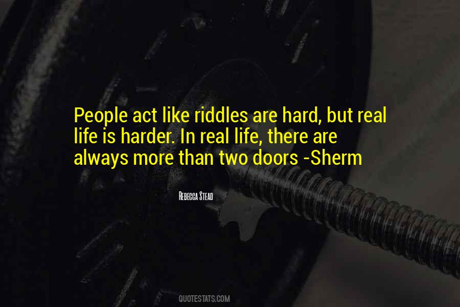 Act Hard Quotes #1354041