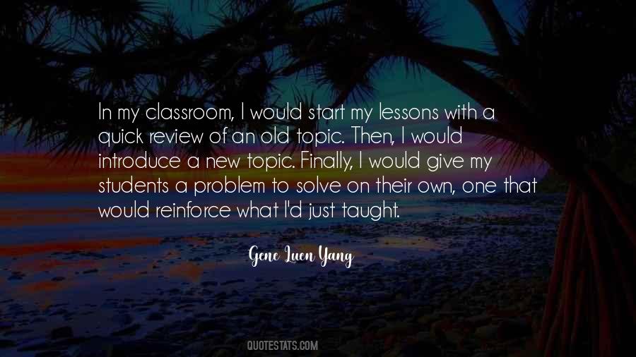 Quotes About New Students #715016