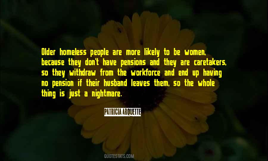 Homeless Women Quotes #87927