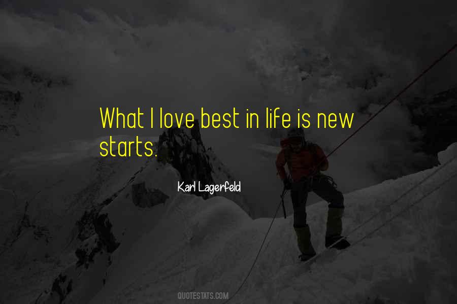 Quotes About New Starts #1106821