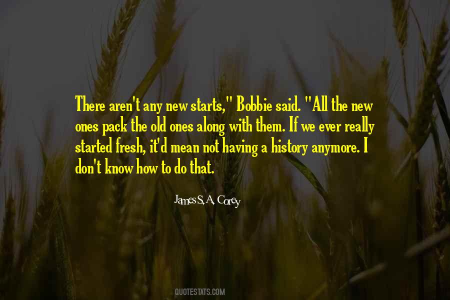 Quotes About New Starts #1173339