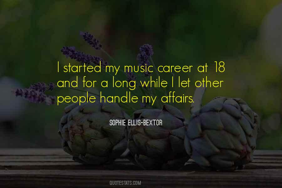 Music Career Quotes #1254359