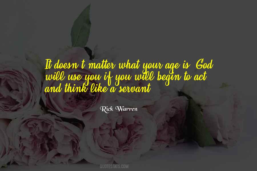 Act Your Age Quotes #385560