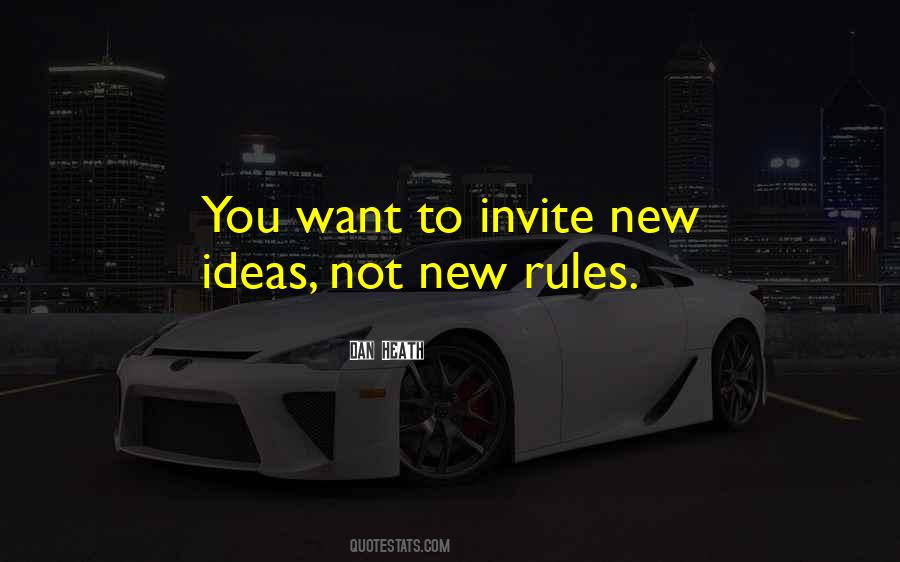 Quotes About New Rules #1877707