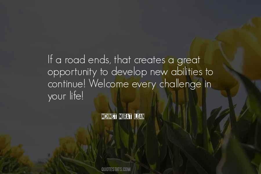 Quotes About New Roads #1667354