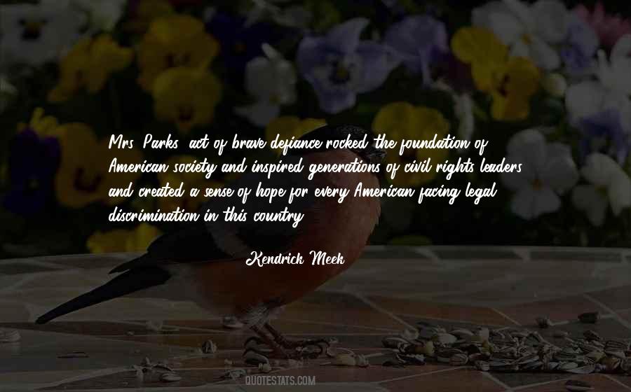 Defiance Leaders Quotes #1737186