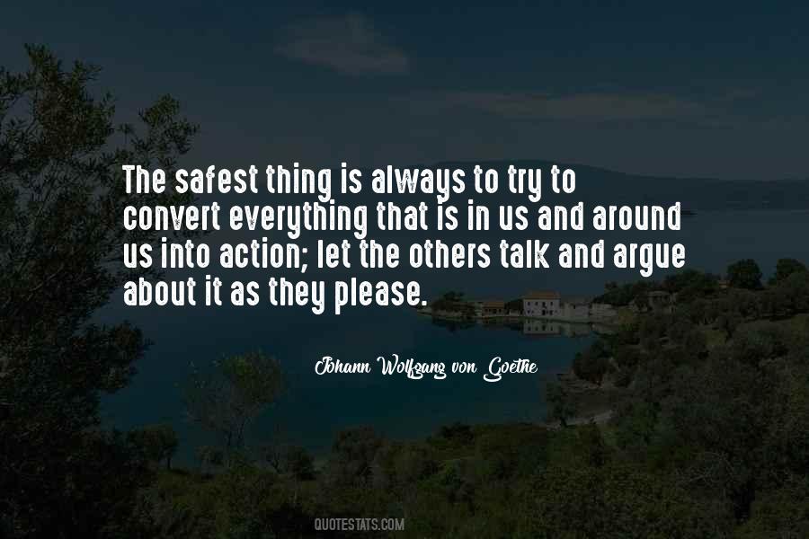 Action Not Talk Quotes #597624