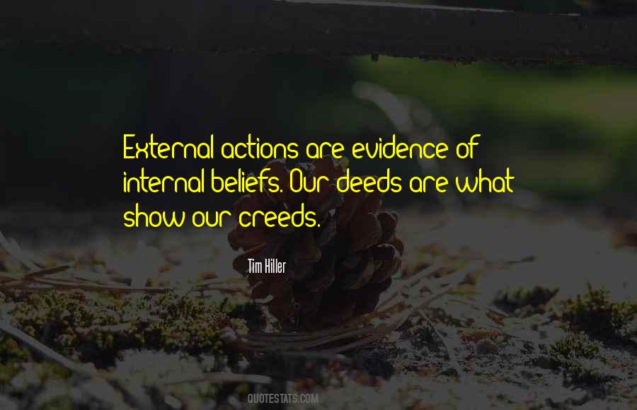 Actions Beliefs Quotes #282412