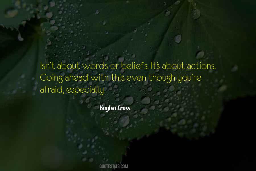 Actions Beliefs Quotes #54650